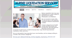 Desktop Screenshot of alpineliquidationservices.com